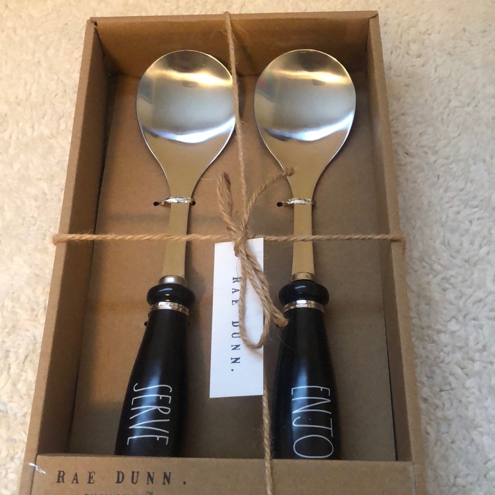 NWT Rae Dunn Serving Spoons - Picture 1 of 3